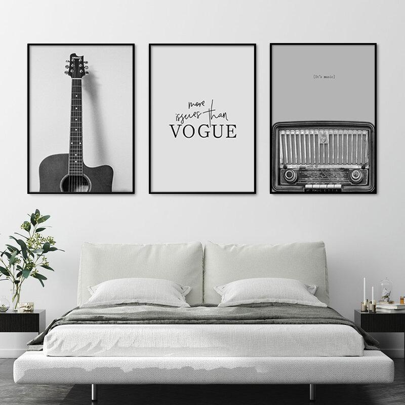 Tranh vintage đen trắng