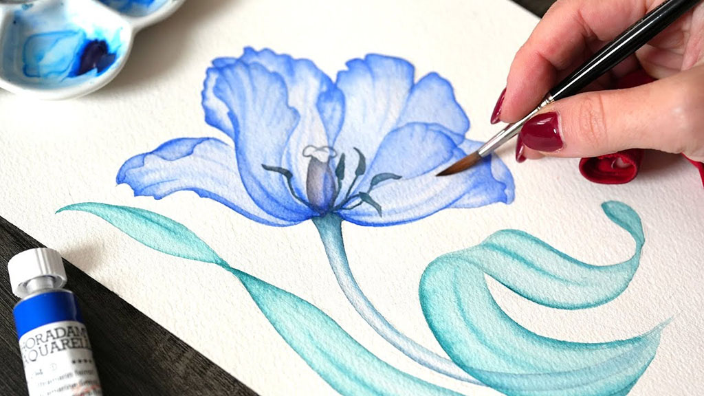 Thời gian hoàn thiện tranh sơn dầu và tranh màu nước