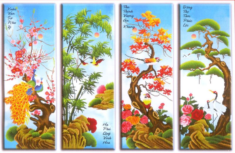 Tranh 3D công nghệ in hiện đại, màu sắc bền đẹp, là biểu tượng phong thủy mang lại thịnh vượng, cát tường và trường thọ