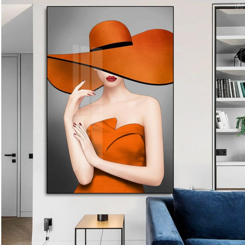 Tranh cô gái canvas