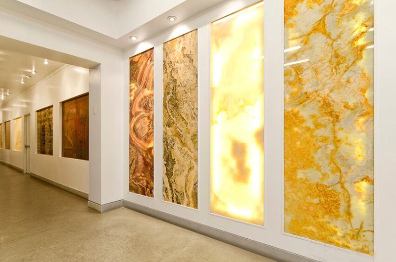 Tranh đá tự nhiên Onyx xuyên sáng