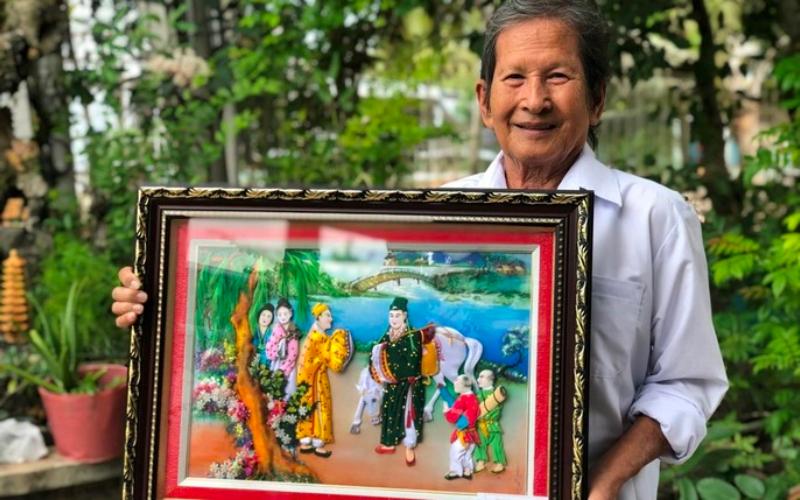 Tranh gói vải là một di sản văn hóa thủ công truyền thống