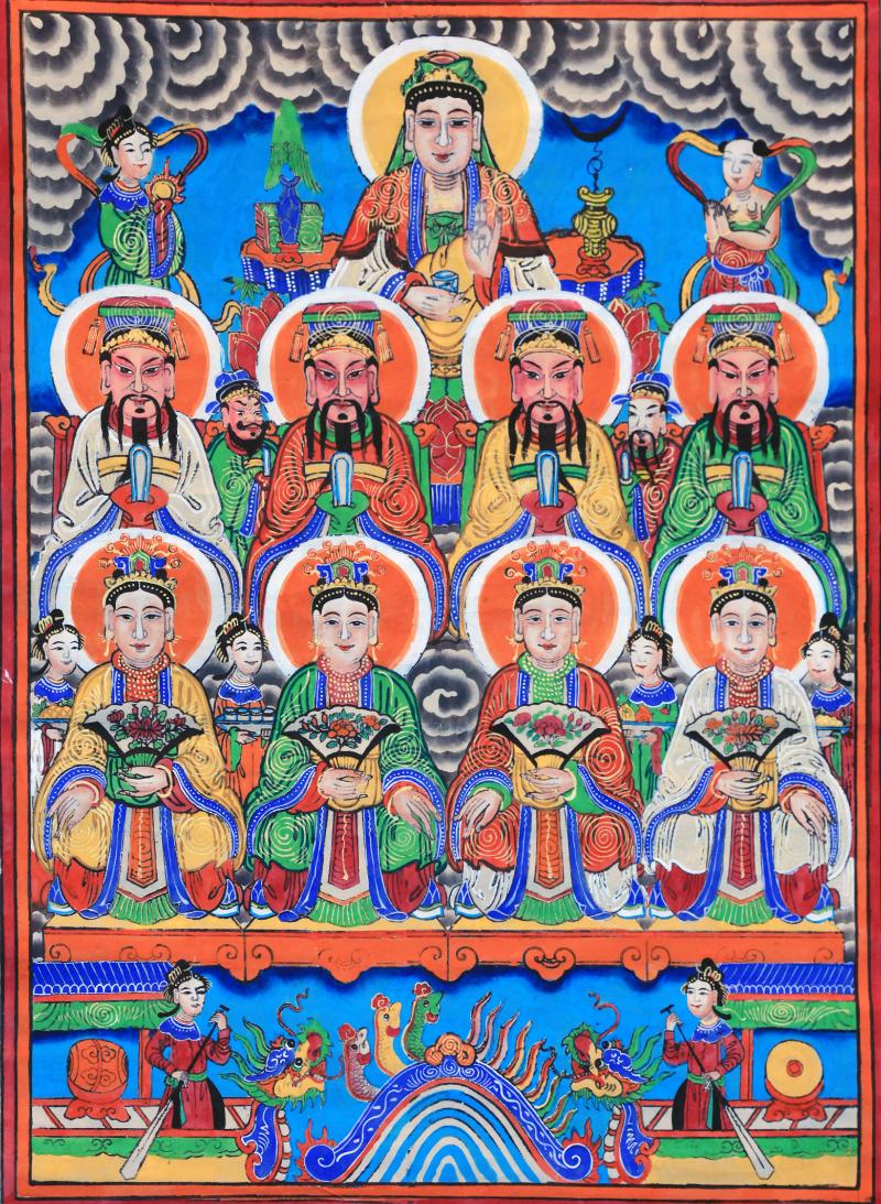 Tranh dân gian hàng trống tứ phủ