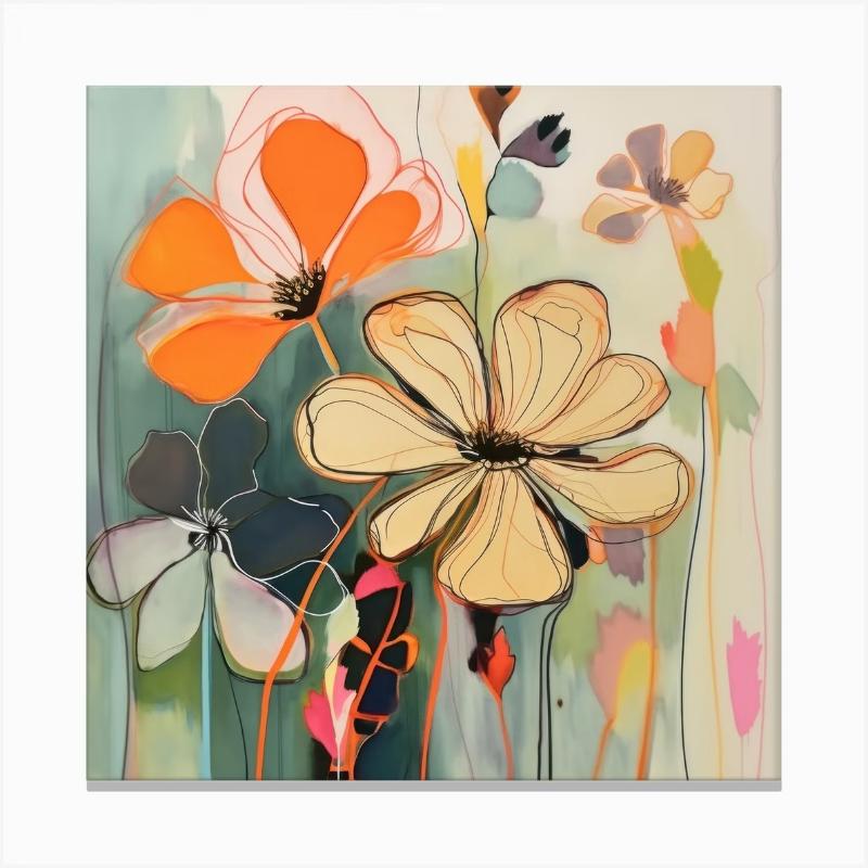 Tranh hoa in tượng trưng cho sự tinh khiết, niềm vui và vẻ đẹp bất tận của thiên nhiên