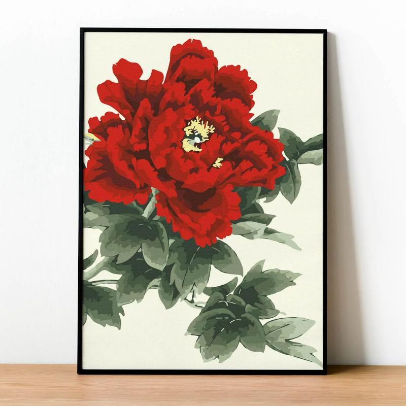 Tranh Hoa Mẫu Đơn giúp không gian trở nên ấm áp, sang trọng