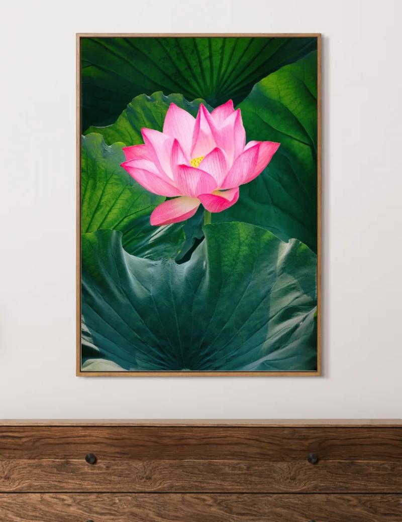 Tranh hoa ở hướng Đông và Đông Nam mang hàm ý sự sinh sôi, phát triển