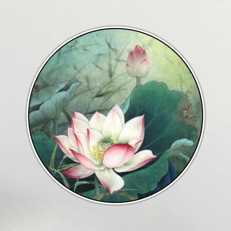 Tranh hoa sen đẹp treo tường mang đến không gian thanh bình