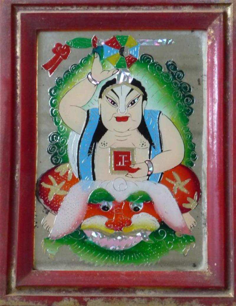 Tranh kiếng Nam Bộ có hiệu ứng trong suốt, sáng bóng và rực rỡ