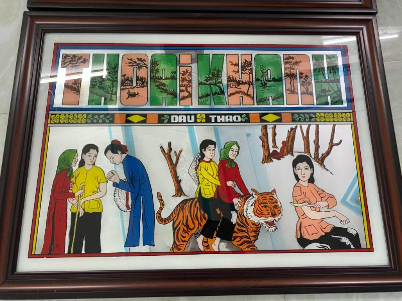 Tranh kiếng Nam Bộ mang lại cảm giác vừa sang trọng vừa gần gũi