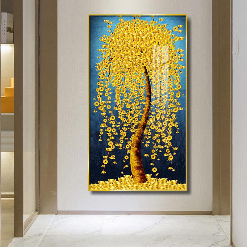 Tranh cây kim tiền