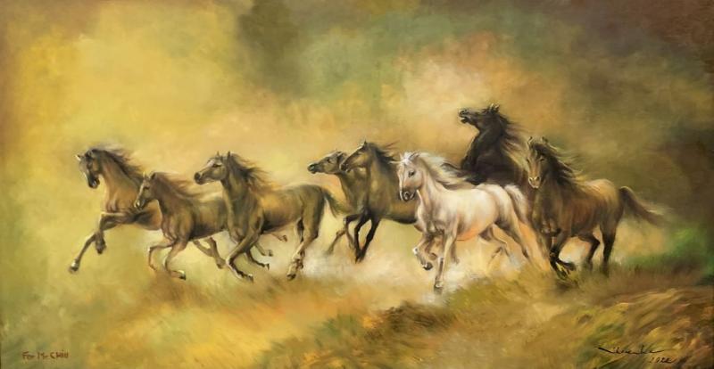 Tranh Mã Đáo Thành Công  phù hợp với gia chủ mệnh hỏa