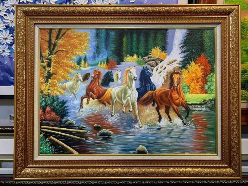 Tranh Mã Đáo Thành Công lan tỏa năng lượng tích cực