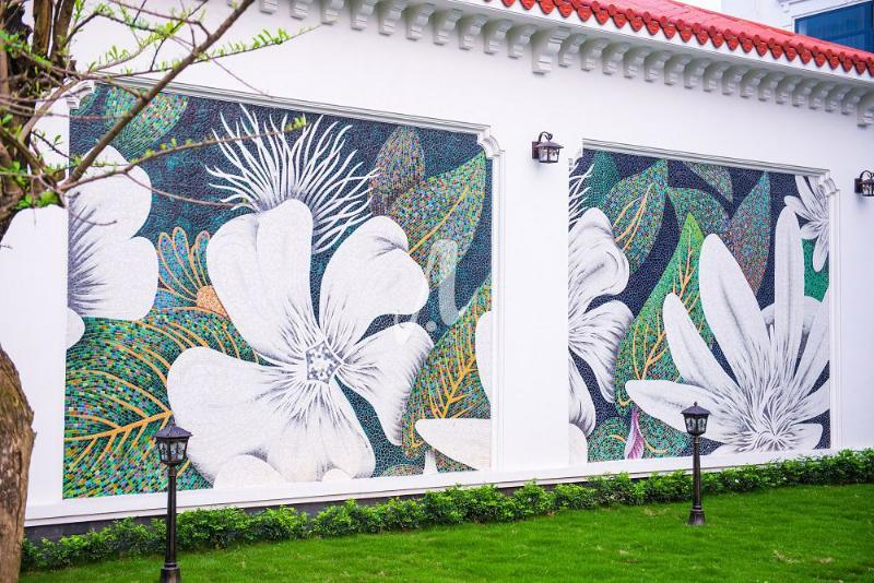 Tranh mosaic trang trí ngoài trời