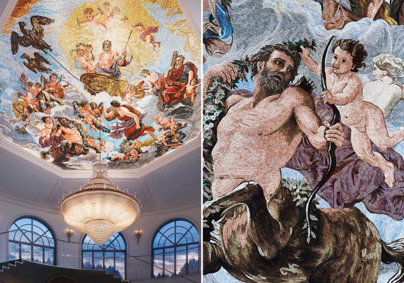 Tranh mosaic tôn giáo mang giá trị trang trí, vừa thể hiện tín ngưỡng, niềm tin và tâm linh con người