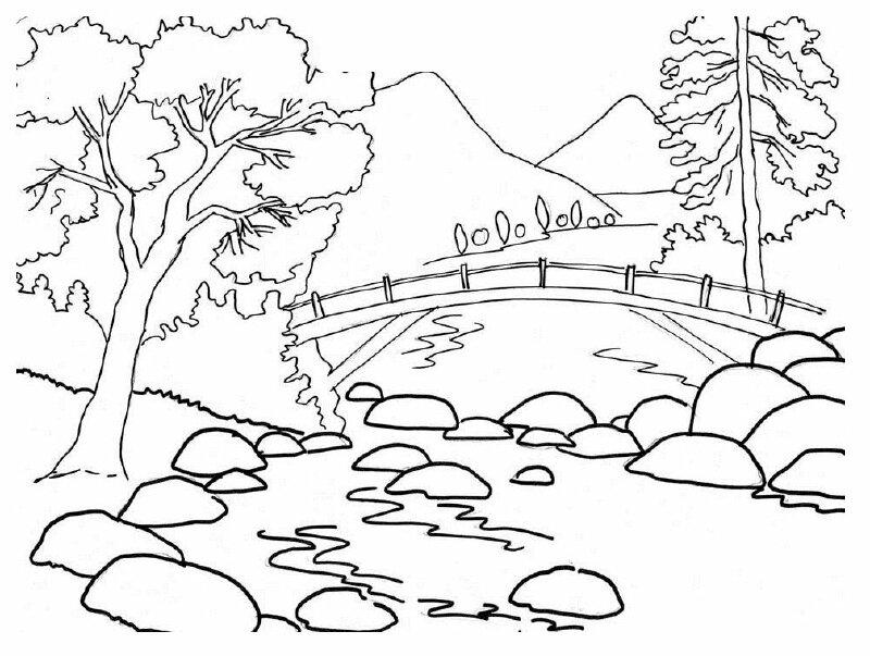 Tranh phong cảnh không màu được yêu thích