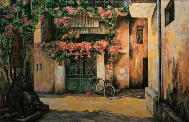 Mẫu tranh phòng ngủ số 15