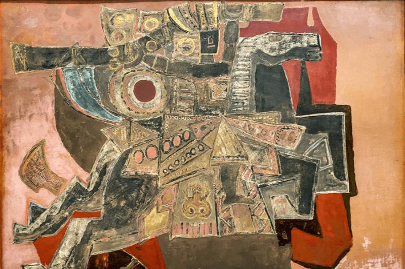 Tranh sơn dầu ‘Gióng” tác phẩm nổi bật của họa sĩ Nguyễn Tư Nghiêm