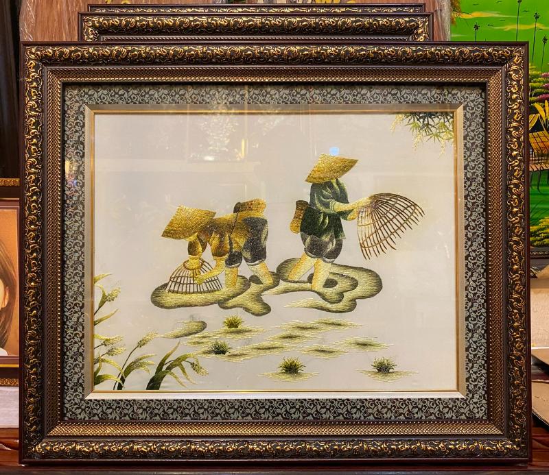 Ý nghĩa phong thủy của tranh thêu tay mang may mắn và tài lộc cho gia chủ