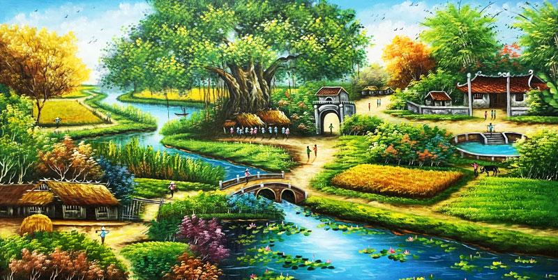 Phong cảnh sông nước hữu tình, núi non hùng vĩ và màu sắc rực rỡ