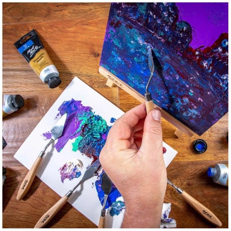 Vẽ tranh Acrylic bằng bay