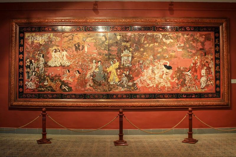 Tác phẩm Vườn Xuân Bắc Trung Nam của họa sĩ Nguyễn Gia Trí