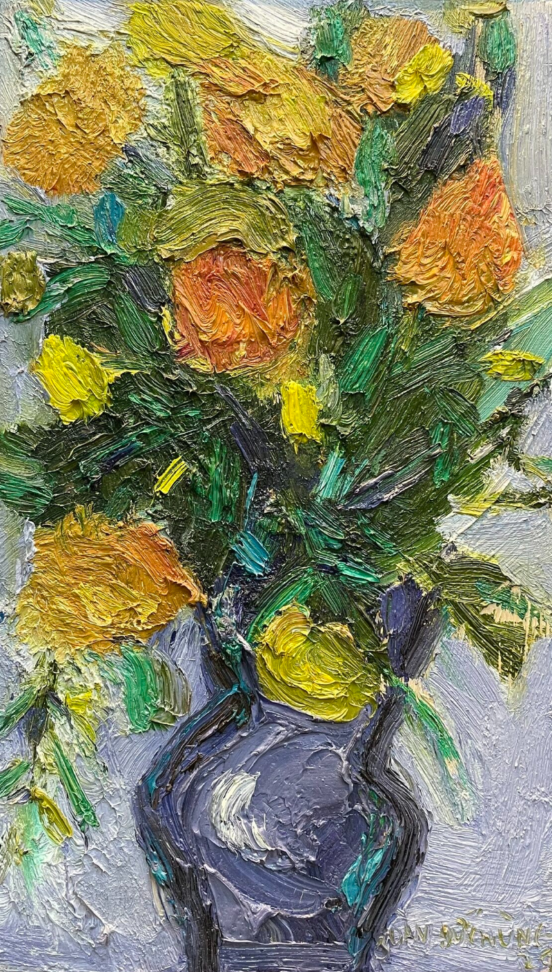 Mẫu tranh tĩnh vật màu đẹp số 11