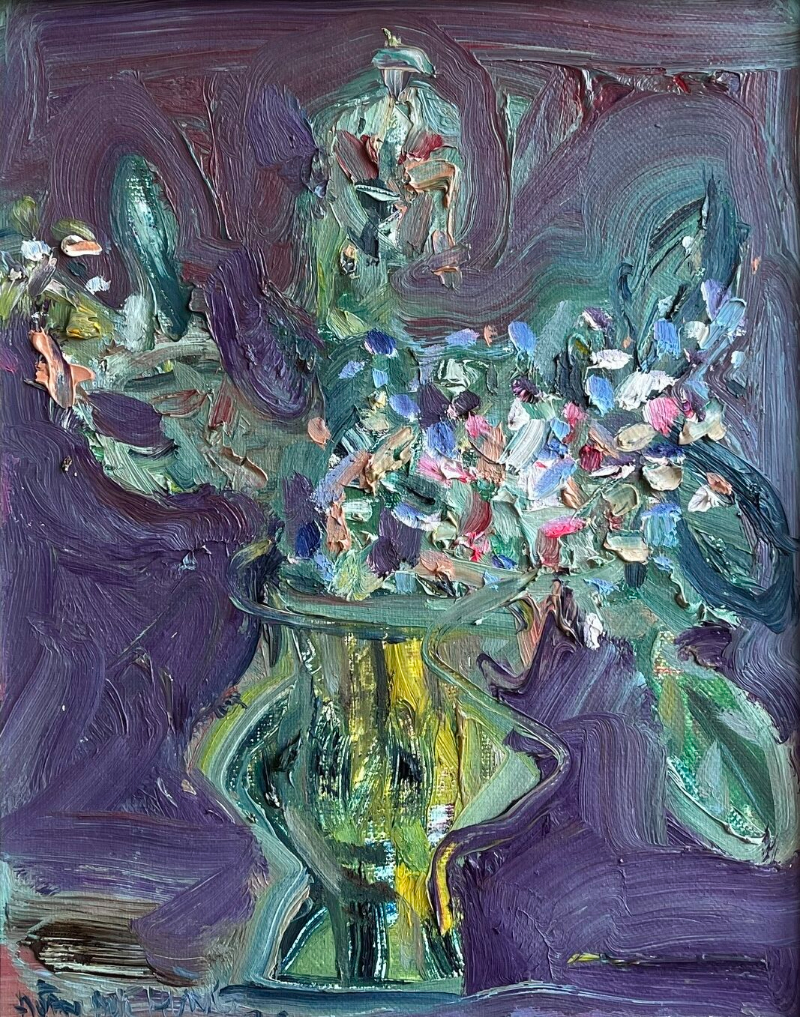 Mẫu tranh tĩnh vật màu đẹp số 12