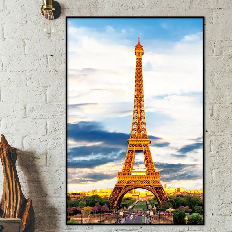 Top 99+ Mẫu Tranh Treo Tường Tháp Eiffel Đẹp – Sang Trọng 2 Tranh Treo Tường Tháp Eiffel