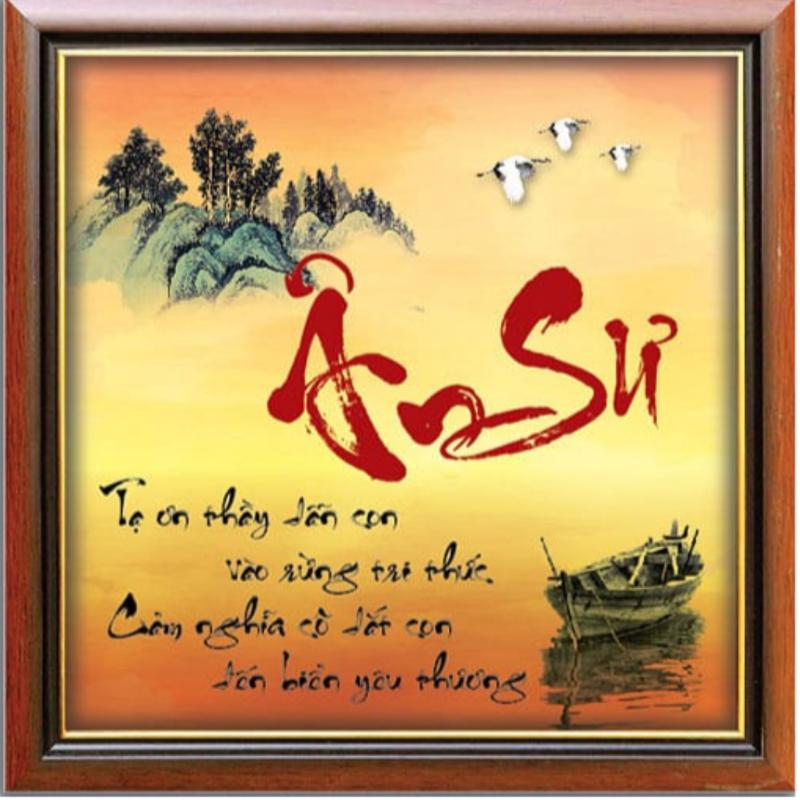 Tranh Thư Pháp Ân Sư – Món quà tri ân thầy cô đầy ý nghĩa 8 1