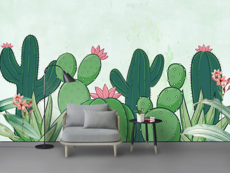 Tranh cây xương rồng