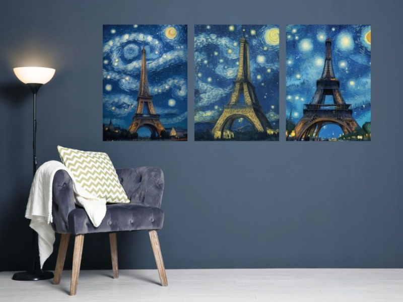 Top 99+ Mẫu Tranh Treo Tường Tháp Eiffel Đẹp – Sang Trọng 4 4 7