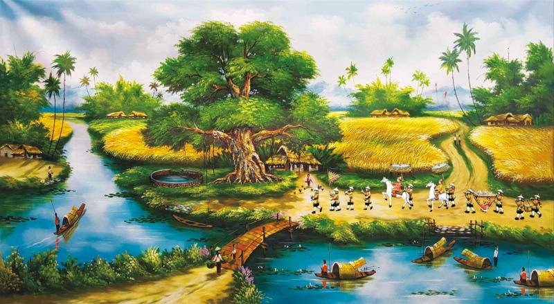 50+ Mẫu tranh vinh quy bái tổ nét đẹp văn hóa 21 40475 – Da sua