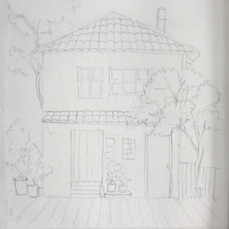 Cách vẽ tranh phong cảnh nhật bản đơn giản cho người mới 8 5 6