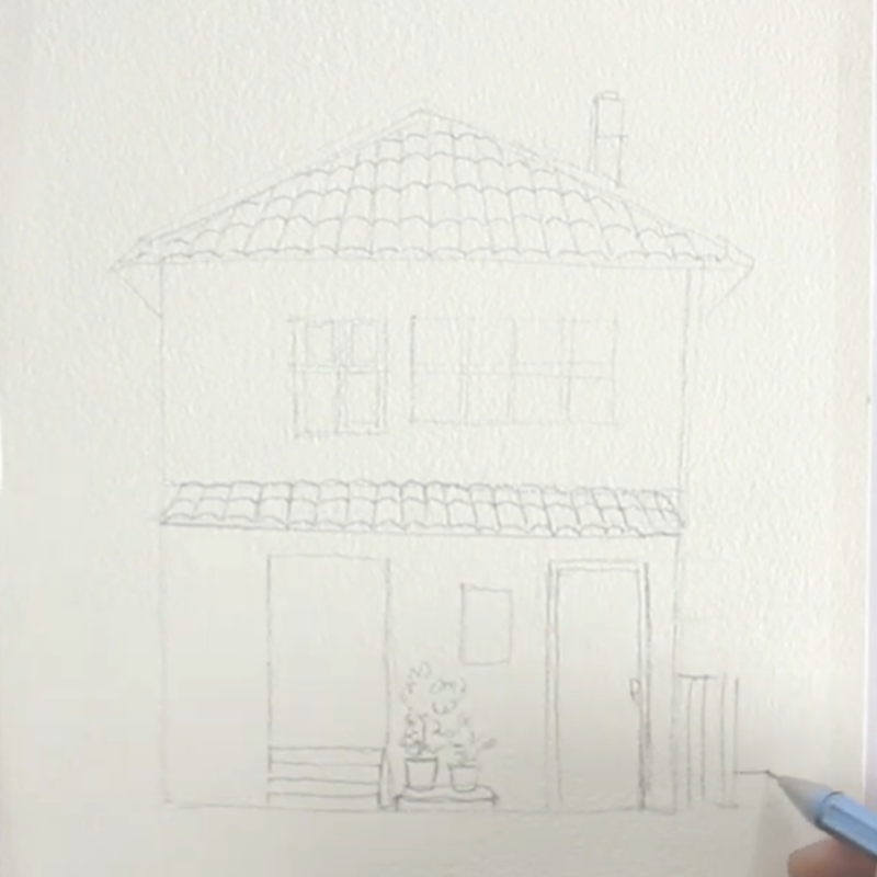 Cách vẽ tranh phong cảnh nhật bản đơn giản cho người mới 6 6 6