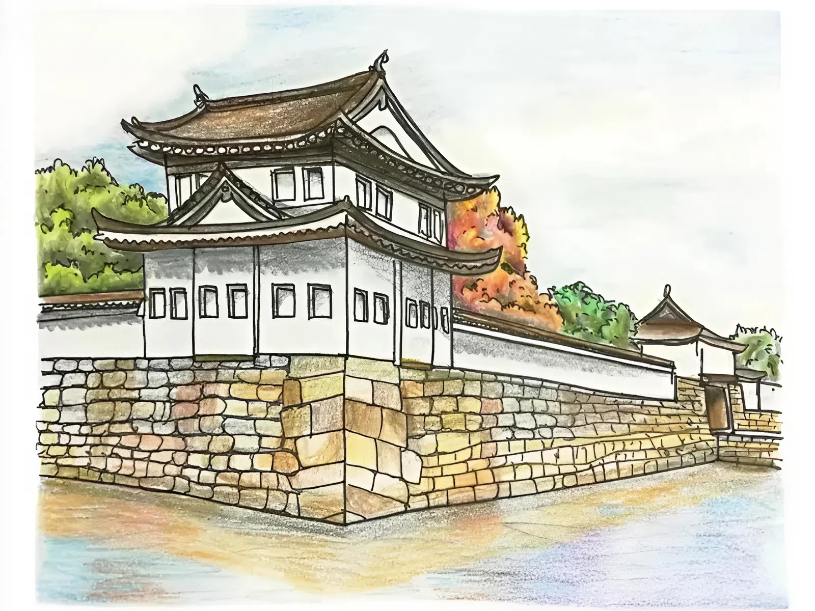 Cách vẽ tranh phong cảnh nhật bản đơn giản cho người mới 1 BetterImage 1762860506337