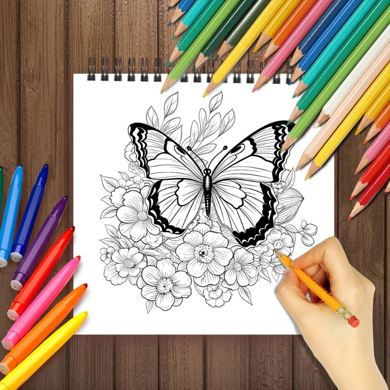 200+ Mẫu tranh tô màu con bướm dễ thương cho bé 15 S0a22ec9229544ef1ac531355e175c97f6