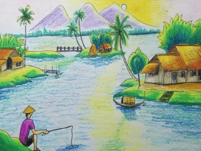 Vẽ tranh phong cảnh