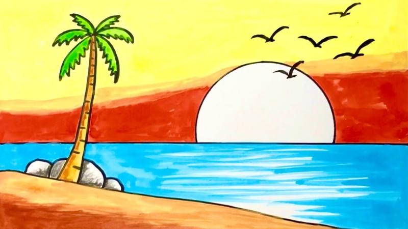 Phong cách nghệ thuật trong vẽ tranh phong cảnh biển