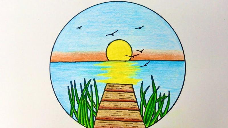 Các lỗi thường gặp khi vẽ tranh phong cảnh biển