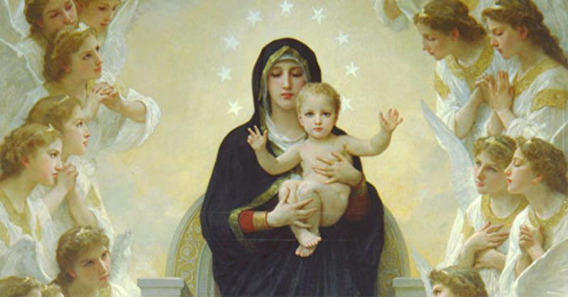 Đức mẹ và chúa