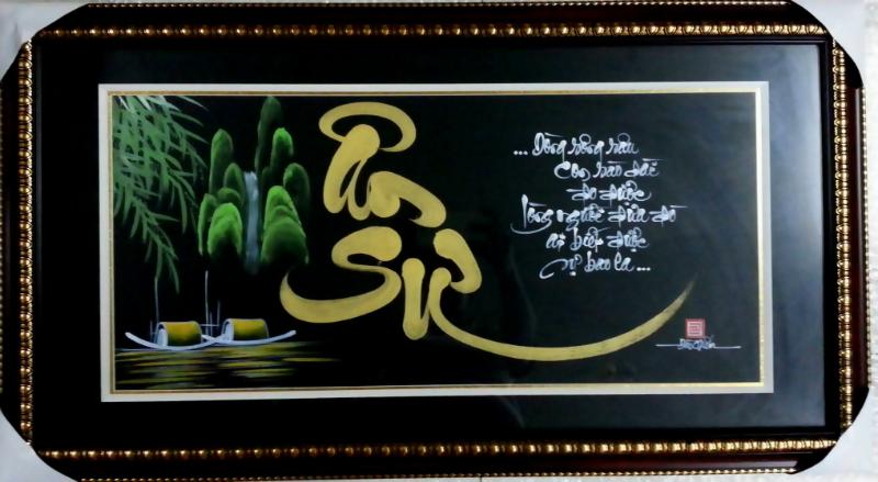 Tranh Thư Pháp Ân Sư – Món quà tri ân thầy cô đầy ý nghĩa 6 Tranh thư pháp tặng thầy cô