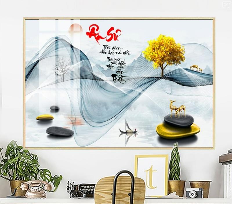 Tranh Thư Pháp Ân Sư – Món quà tri ân thầy cô đầy ý nghĩa 5 Tranh thư pháp ân sư tráng gương