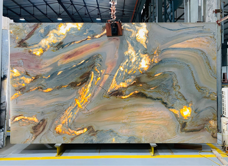 Top 30+ mẫu tranh đá xuyên sáng tự nhiên đẹp, đẳng cấp 2026 21 mau da quartz dragonbay xuyen sang dep