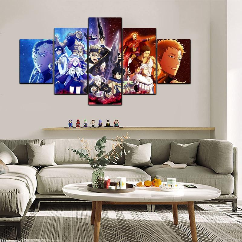 99+ Tranh Anime Decor Đẹp, Độc Đáo, Hợp Xu Hướng 2025 17 Tác phẩm nghệ thuật đa tấm giúp không gian thêm sinh động và đậm chất nghệ thuật Nhật Bản