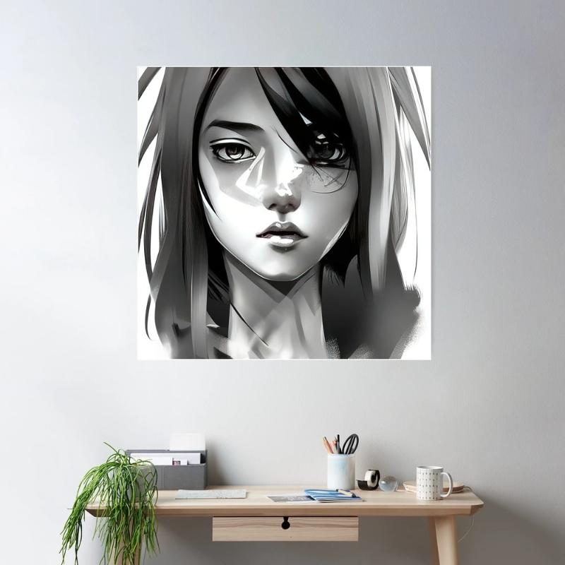99+ Tranh Anime Decor Đẹp, Độc Đáo, Hợp Xu Hướng 2025 5 Tranh anime Dark Mode thể hiện cá tính mạnh mẽ, thường dùng cho phòng gaming hoặc studio sáng tạo.