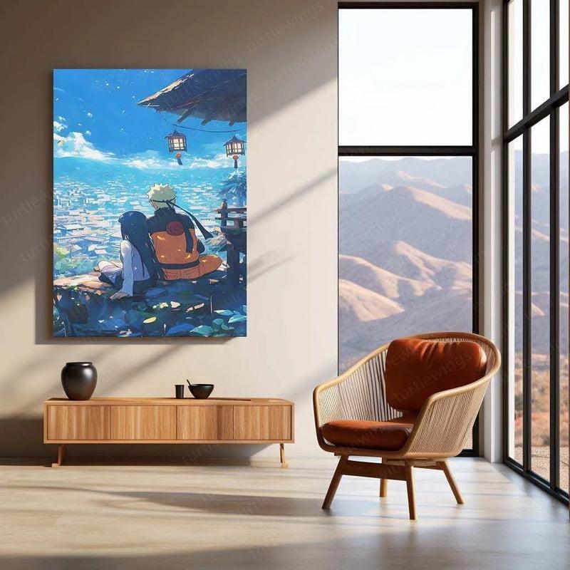 99+ Tranh Anime Decor Đẹp, Độc Đáo, Hợp Xu Hướng 2025 8 Tranh khổ lớn với bối cảnh nổi bật, hoàn hảo cho phong cách nội thất hiện đại.