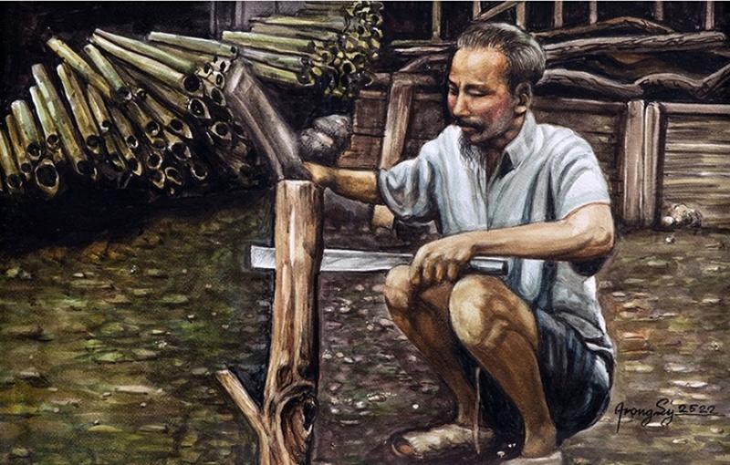 Hình tượng Bác Hồ là nguồn cảm hứng bất tận, được khắc họa bằng niềm kính yêu và lòng biết ơn sâu sắc