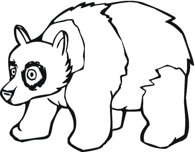 Tranh tô màu con gấu dễ thương giúp bé phát triển sáng tạo 12 Chú Panda mạnh mẽ đang dạo chơi trong rừng tre.