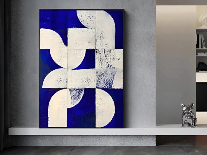 Khám phá tranh trừu tượng hình học dòng tranh decor hiện đại, mang vẻ đẹp tối giản, giàu cảm xúc, giúp không gian sống cân bằng, sáng tạo và tinh tế hơn.