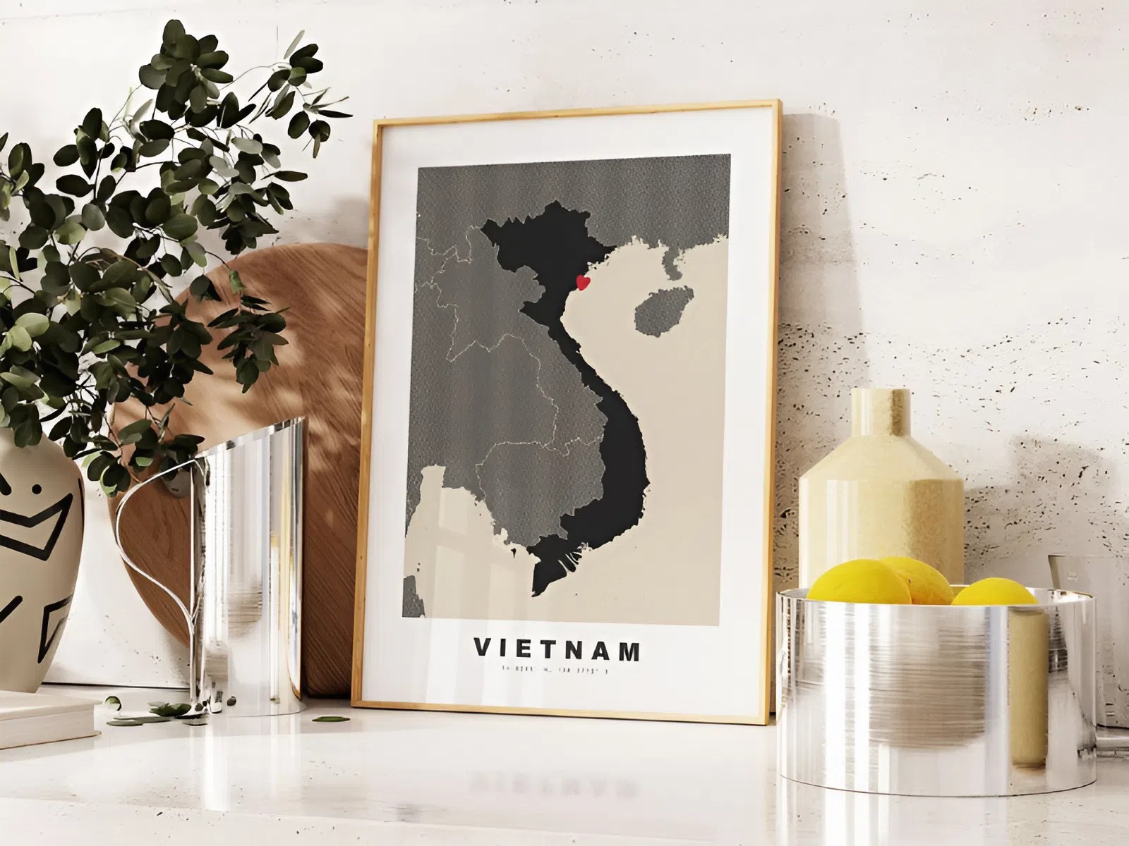 Tranh bản đồ Việt Nam - Biểu tượng nghệ thuật và tự hào dân tộc 1 tranh bản đồ việt nam